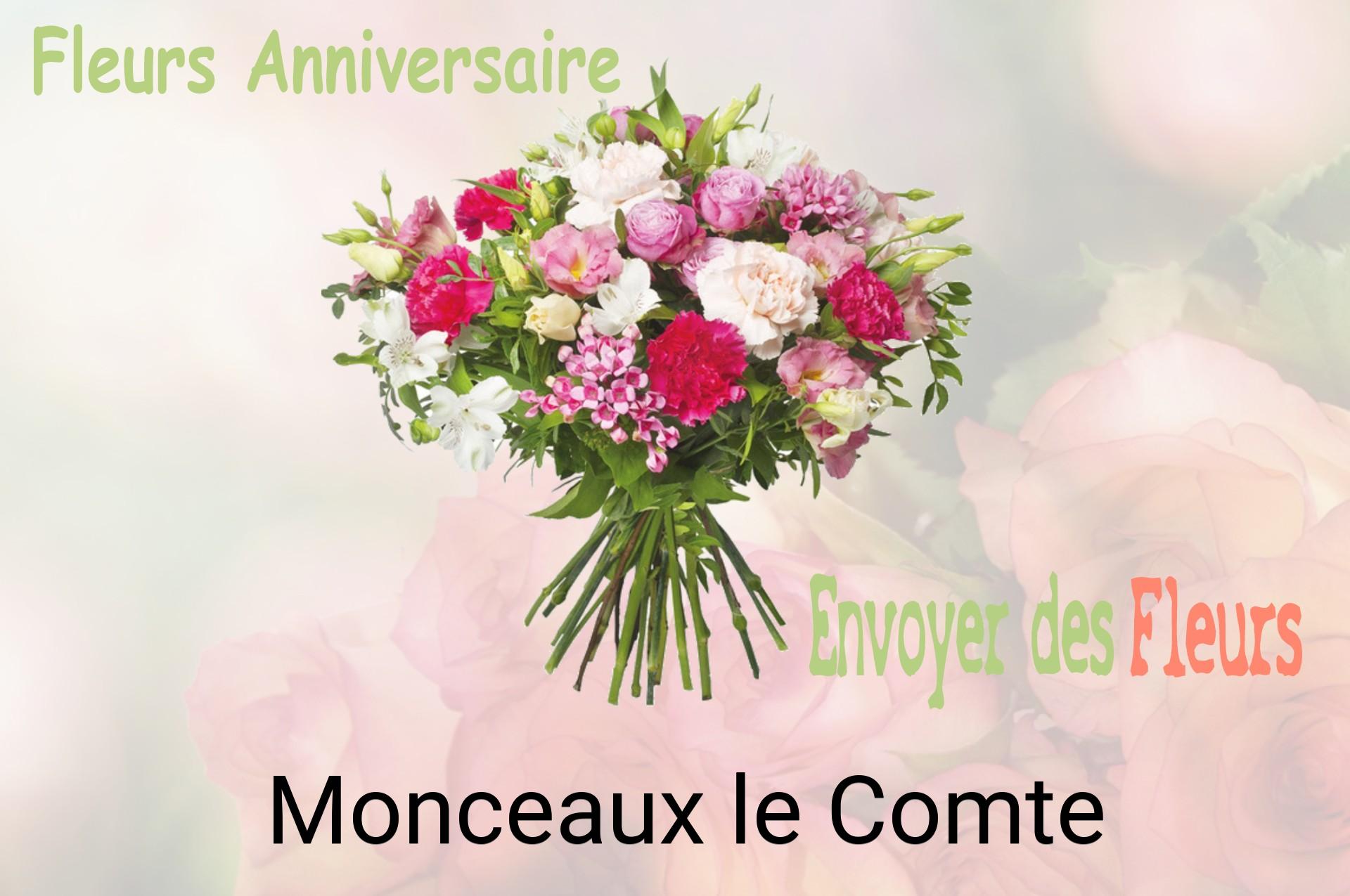 Bouquet de fleurs d’anniversaire livré à Monceaux-le-Comte