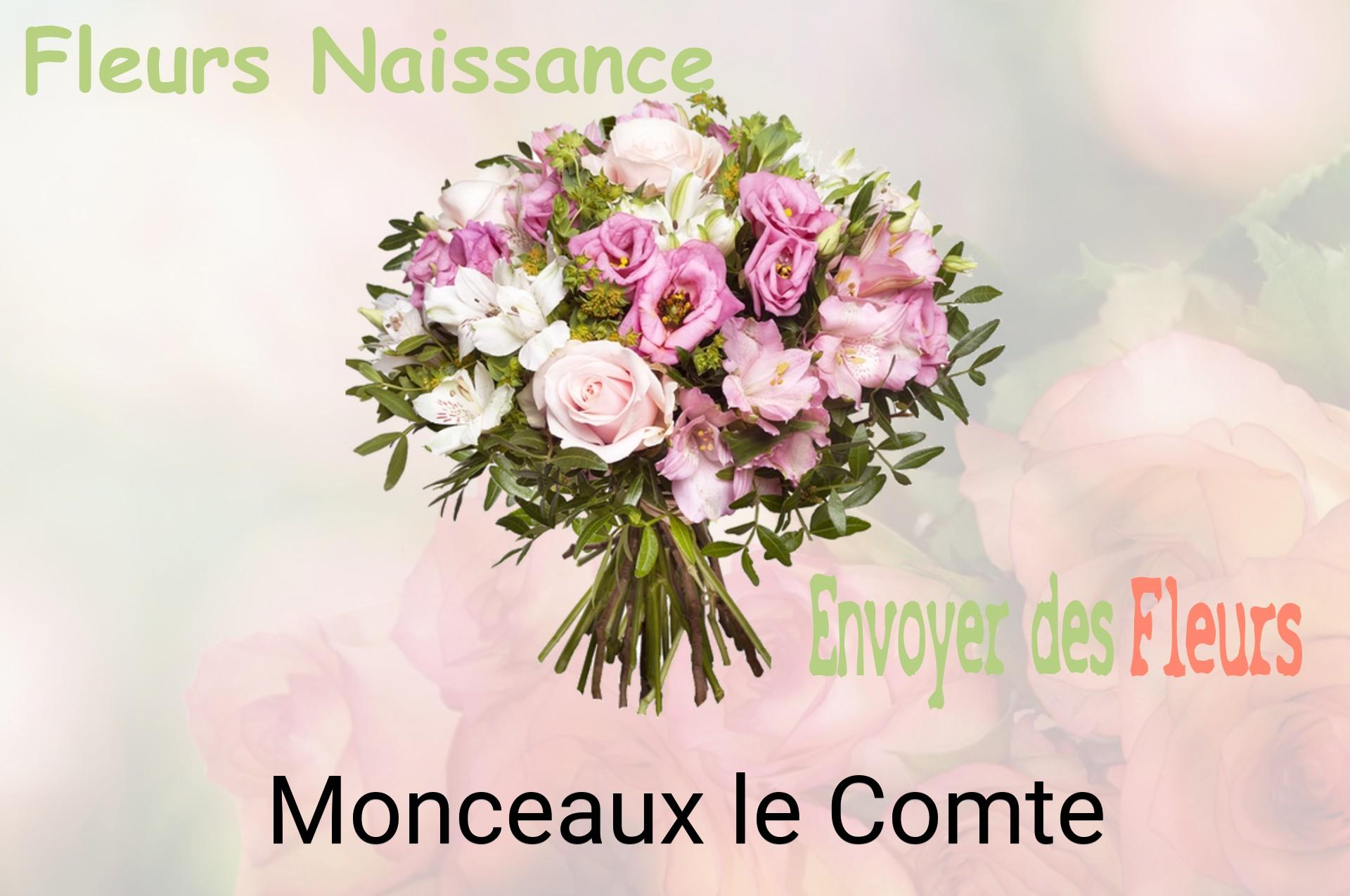 Bouquet de fleurs de naissance livré à Monceaux-le-Comte