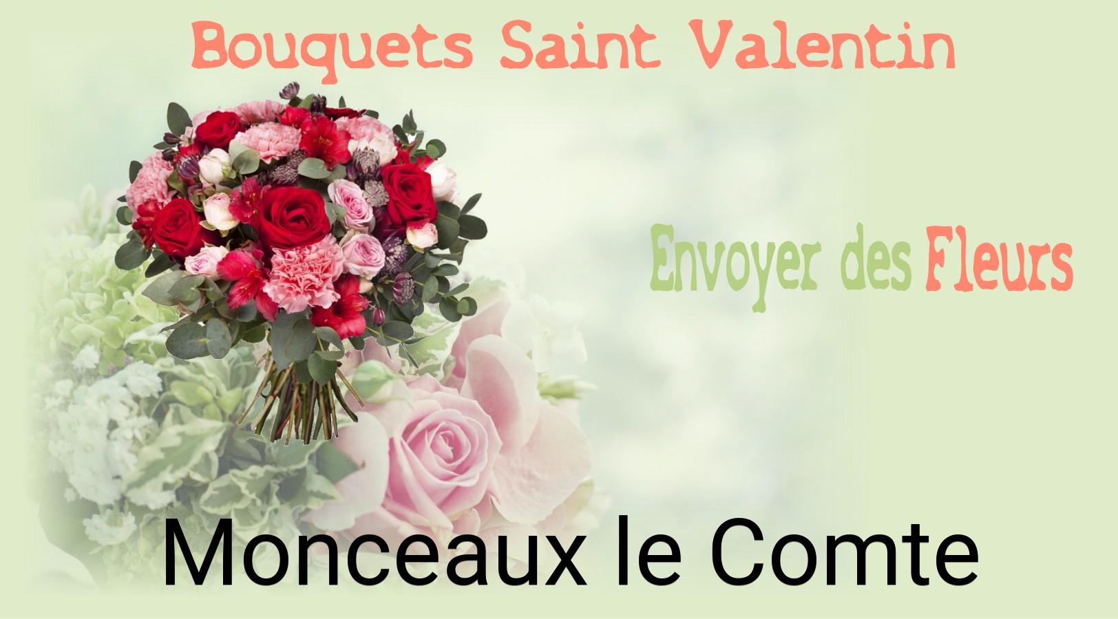 Roses de Saint-Valentin livrées à Monceaux-le-Comte